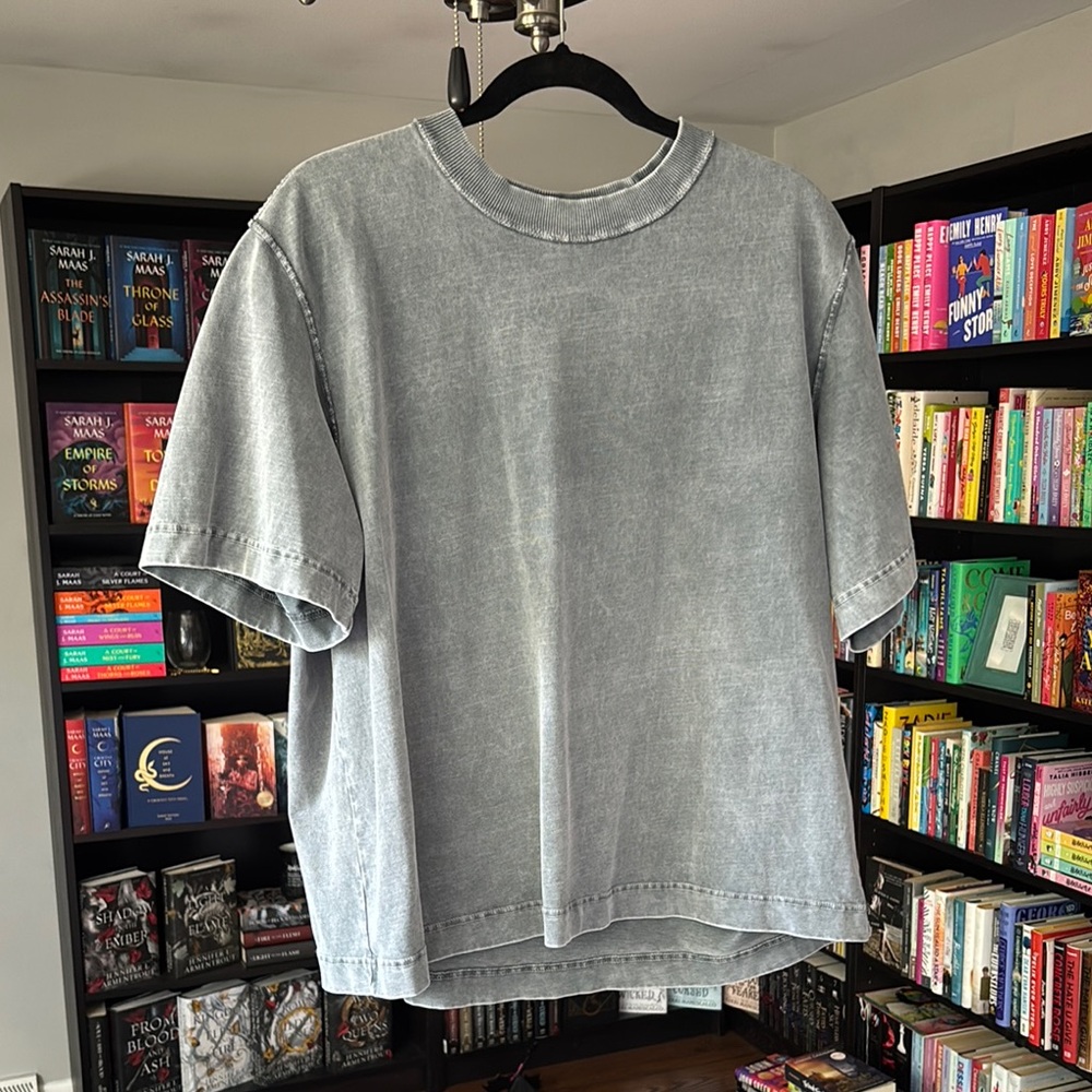 Abercrombie & Fitch Premium Heavyweight Cropped Tee
